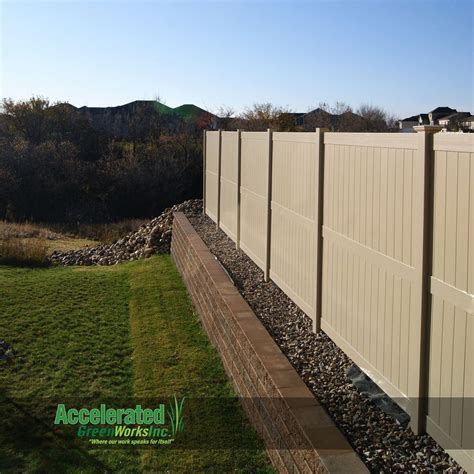 Retaining Wall Pictures Before And After Retaining Wall With Privacy