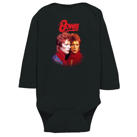 David Bowie Long Sleeve Bodysuit Bowie New York City David Bowie Bodysuit