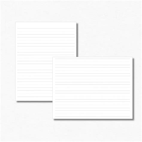 Blank Writing Paper And Sample Alphabet Prints Etsy