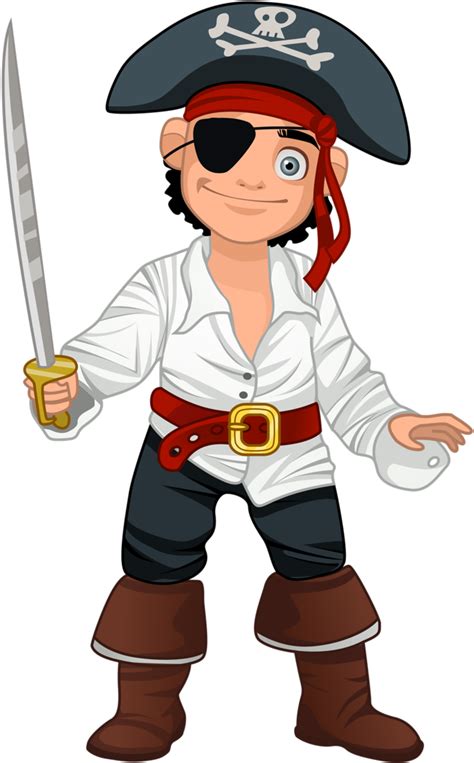 Pirata - Pirates Of The Caribbean Cartoon Characters , Transparent png image