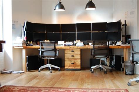 To optimize the space for my creative needs. Two Person Desk Design for Your Wonderful Home Office Area