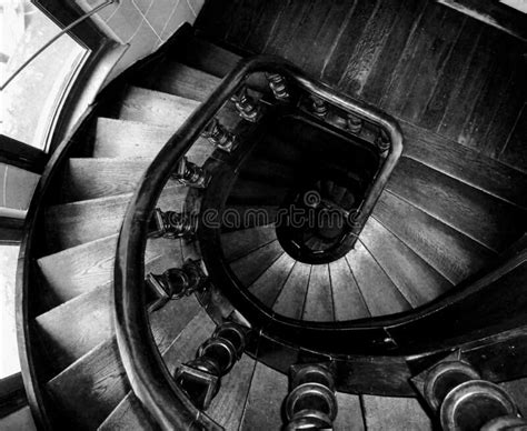 Black And White Spiral Staircase Stock Photo Image Of Staircase