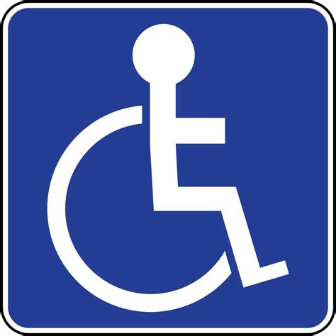 Handicap Parking Sign Clipart Free Download On Clipartmag