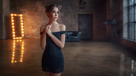 X Resolution Women S Black Sleeveless Dress Ksenia Kokoreva Georgy Chernyadyev