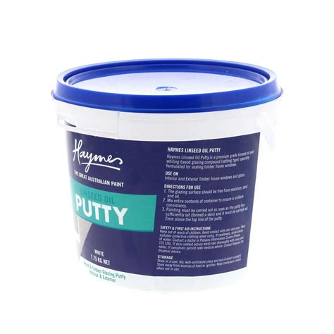 Working with linseed oil putty and linseed oil paint for window restoration is pretty basic but sometimes something can go. Linseed Oil Putty Metal Wood Joinery Filling Plumbing ...