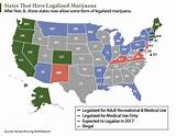 Photos of States Marijuana Is Legal 2017