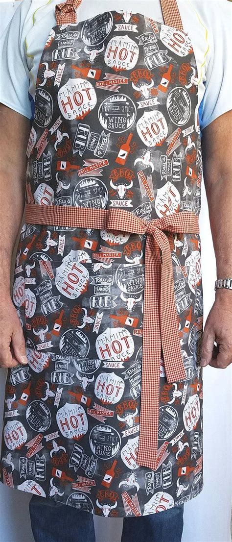 Mens Apron Craft Bbq Grilling Apron For Men Mens Chefs Full Grill