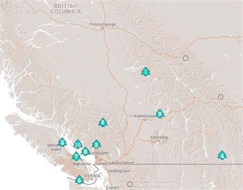 Map Of Bc National Parks Bmp Ever