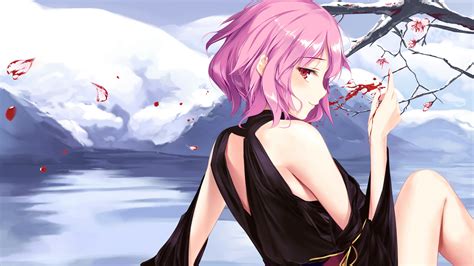 Anime Girl Pink Hair Wallpapers Wallpaper Cave