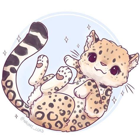 Leopard Cute Animal Drawings Kawaii Cute Kawaii Drawings Animal