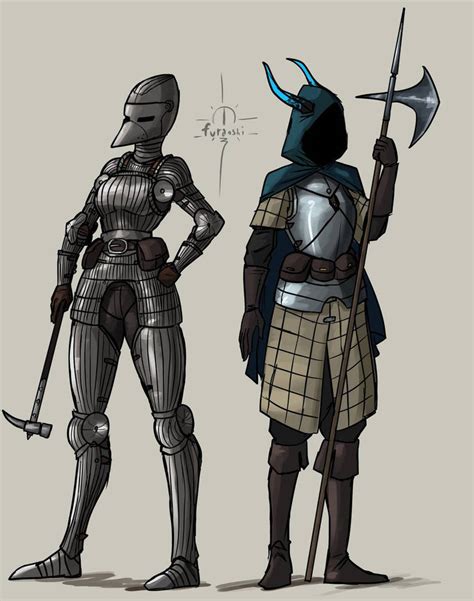 Female Knight Concept By Fur4nshi On Deviantart