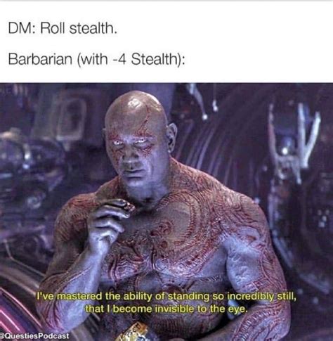 Dm Roll Stealth Barbarian With 4 Steaclth Rdndmemes