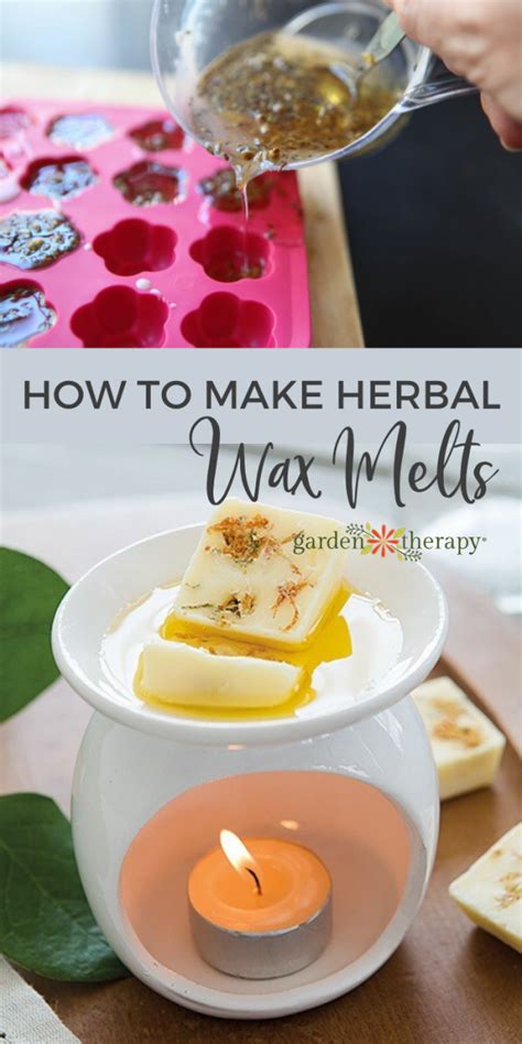 How To Make Wax Melts With Herbs And Natural Ingredients Garden