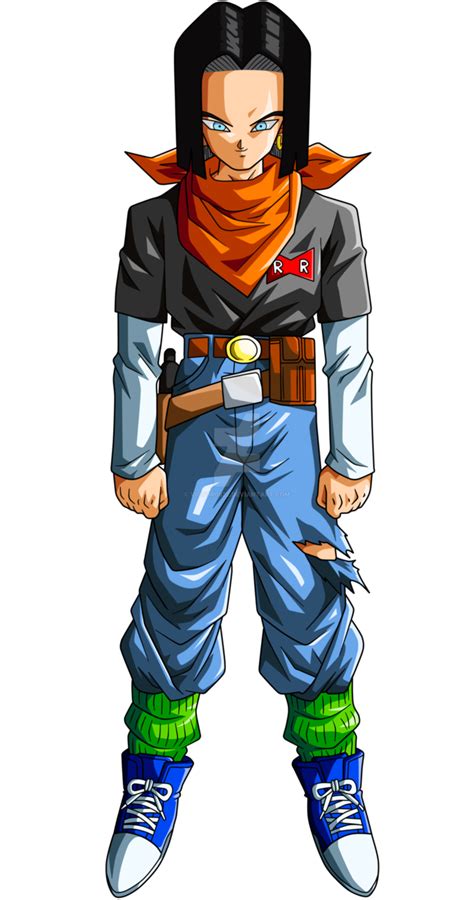 Android 17 By Michsto Dragon Ball Goku Dragon Ball Super Manga