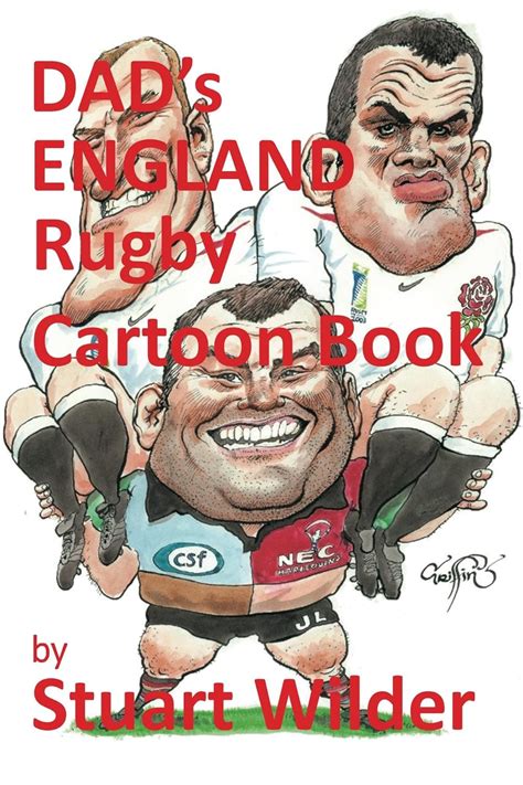 Amazon Dads England Rugby Cartoon Book Dads Books English