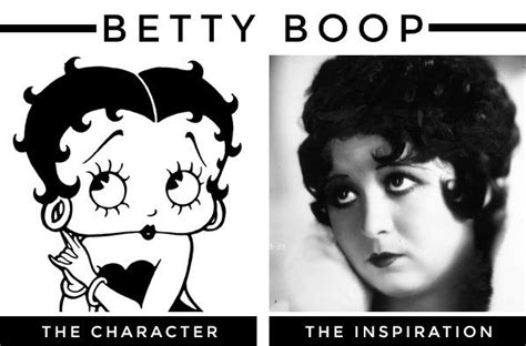 11 real people who inspired iconic cartoon characters betty boop the real betty boop betty