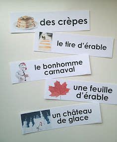 Le carnaval de Québec printable vocabulary words. YouTube vids of maple ...