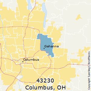 Select a particular columbus zip code to view a more detailed map and the number of business, residential, and po box addresses for that zip code. Best Places to Live in Columbus (zip 43230), Ohio