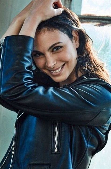 Morena Baccarin Life Is Beautiful Absolutely Gorgeous Leather Jacket
