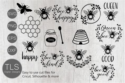 Bee SVG Bundle, Bumble bee SVG, Bees SVG, Bee SVG (608453) | Cut Files