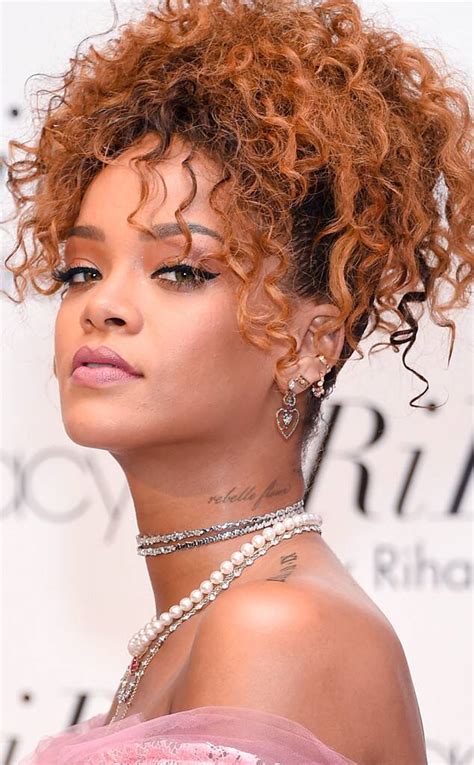 Others have curls and straighten them out. Rihanna from The Best Celebrity Curly Hairstyles | E! News