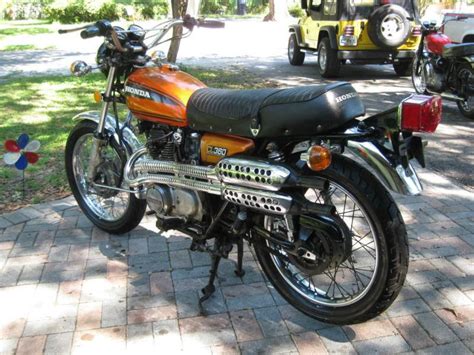 Gas tank cleanednew fuel petcock and supply linesoil changednew spark plugsnew ngk spark plug bootsnew batterypoints. Buy 1975 Honda CL360 CL 360 Scrambler NO RESERVE on 2040-motos