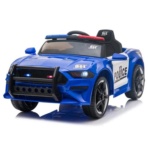Winado 12 Volt Kids Ride On Police Car Sports Car W Remote Controlled