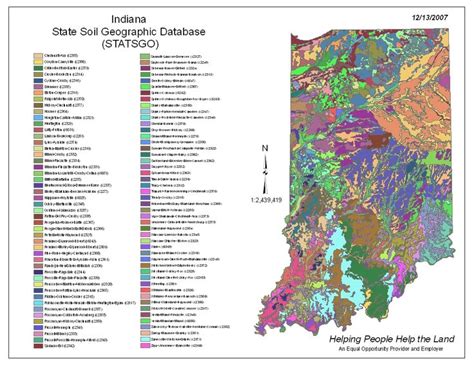 Indiana Statsgo Map From The National General Soil Map Nrcs Indiana