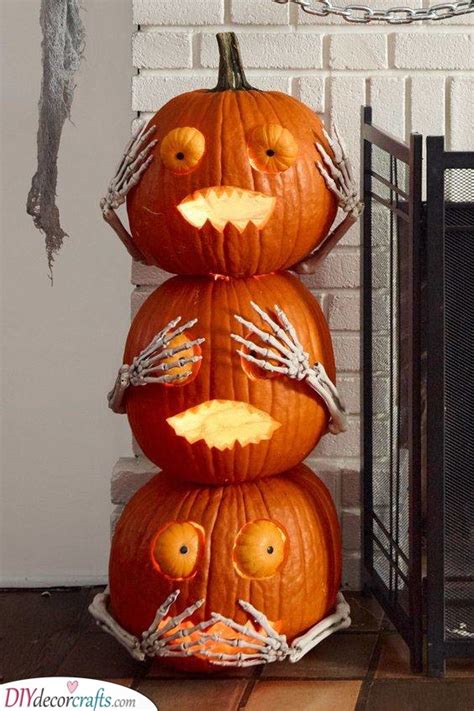 Easy Pumpkin Carving Ideas 25 Creative Pumpkin Decorating Ideas