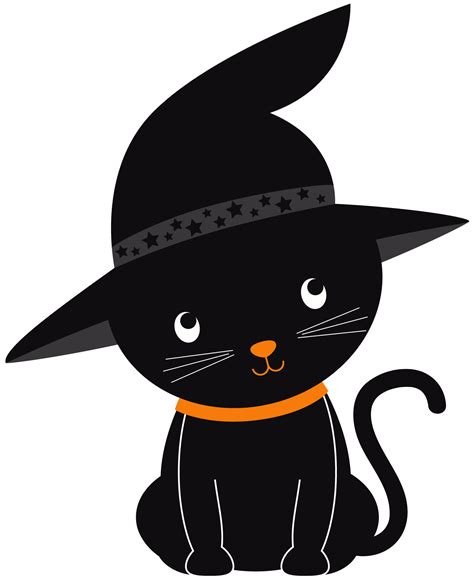 Black Cat Halloween Kitten Clip Art Cats Png Download 14791825