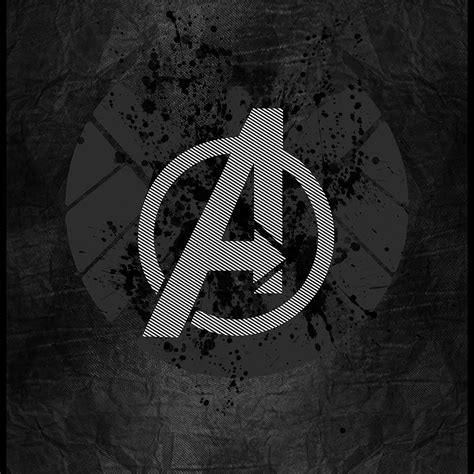 New and best 97,000 of desktop wallpapers, hd backgrounds for pc & mac, laptop, tablet, mobile phone. am03-avengers-logo-art-hero-dark - Papers.co