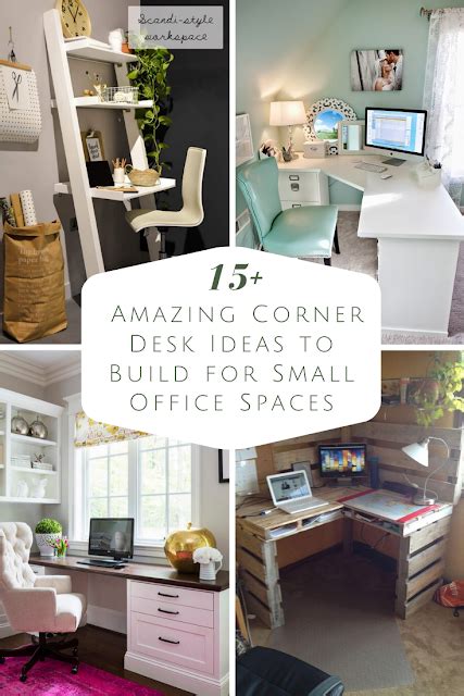 15 Amazing Corner Desk Ideas To Build For Small Office Spaces Small