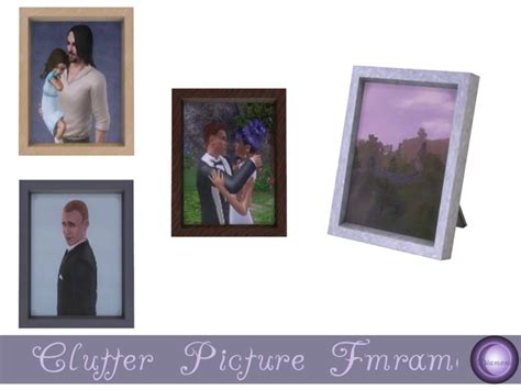 D2diamonds Clutter Frame Picture Frame Decor 4 Picture Frame Sims