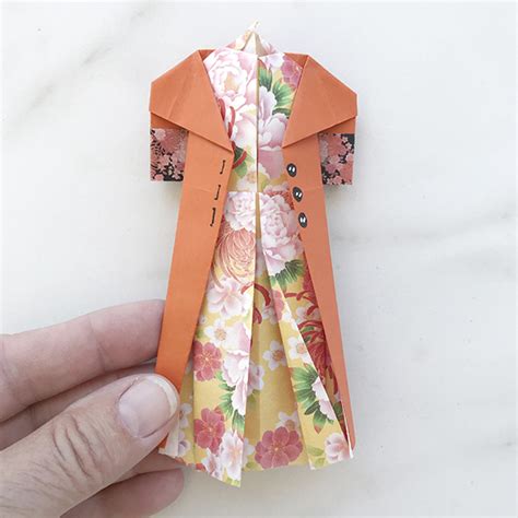 Origami Dress And Coat Tutorial Art By Karen Elaine