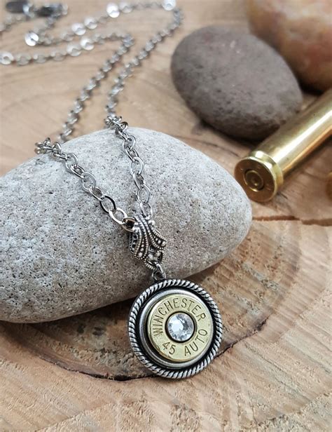 Bullet Jewelry Bullet Necklace Best Seller Single Bullet Etsy