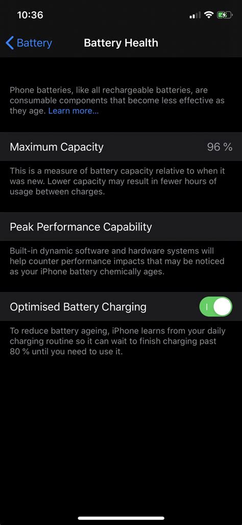 This iphone is unable to determine battery health. iPhone 11 Pro 96% Battery Health | MacRumors Forums