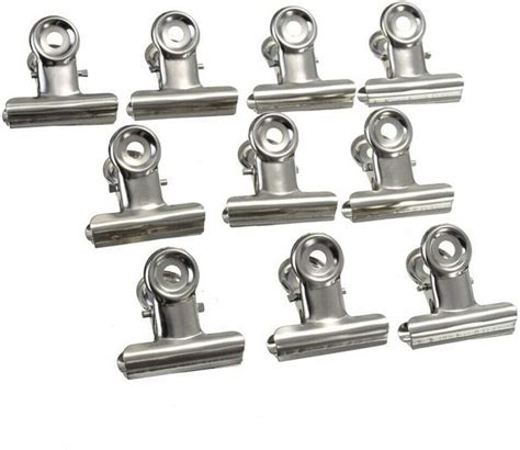 Files Clampssupertool Stainless Steel Bulldog Clips Silver Clips For