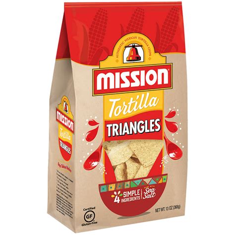 mission tortilla chips triangles 13 oz