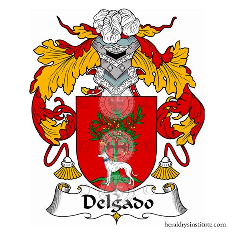 Delgado familia heráldica genealogía escudo Delgado