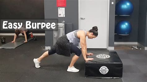 Easy Burpee Beginners Exercise Youtube