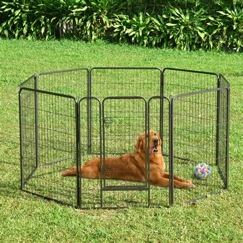 32x40 Pet Playpen Extra Large Dog Exercise Fence Panel Crate Camping
