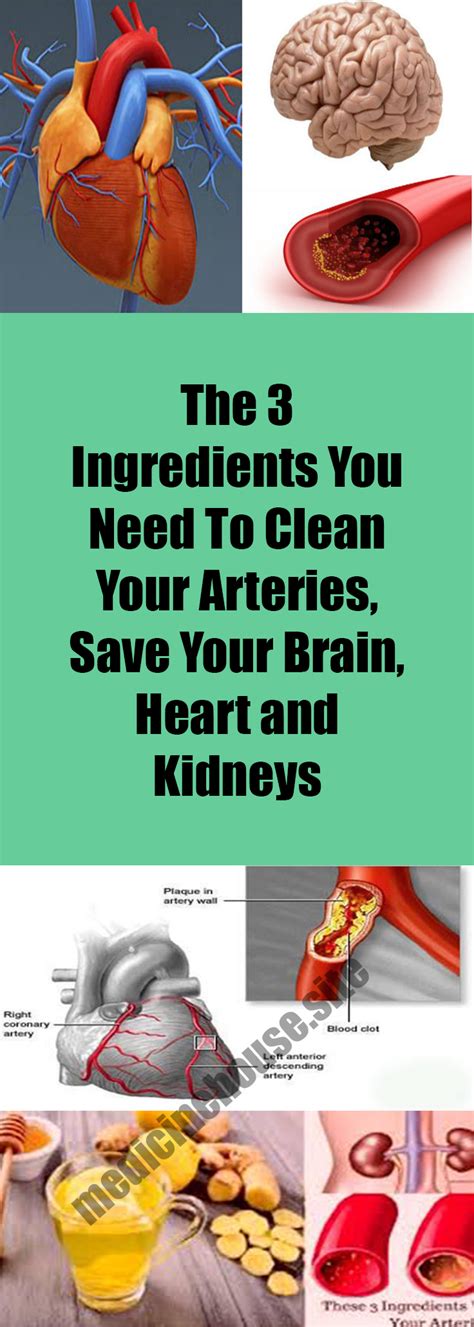 the 3 ingredients you need to clean your arteries save your brain