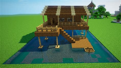 Want to live like spongebob? ДОМ НА ВОДЕ В МАЙНКРАФТ (WATER HOUSE MINECRAFT) - YouTube