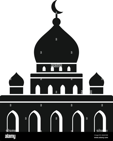 Islam Mosque Icon Simple Illustration Of Islam Mosque Vector Icon For