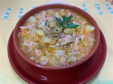 E' un tipo di patata oppure no? Minestra Polesana, Trippa con Patate e Verza - Chef ...