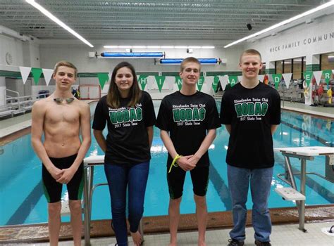 Four Rsc Swimmers Age 13 And Over Compete At State Star Journal