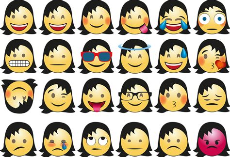 Emojis Niña Smilies Gráficos vectoriales gratis en Pixabay Pixabay