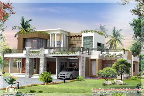 2800 Sqft Modern Contemporary Home Design Kerala Home Design And