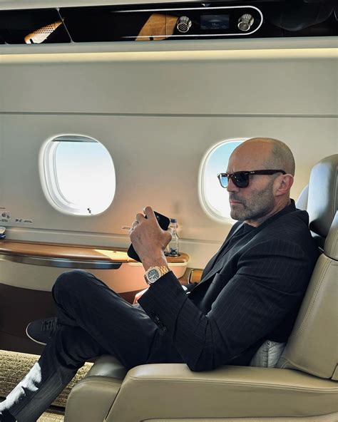 Jason Statham S Patek Philippe Nautilus Chronograph Rose Gold Superwatchman Com