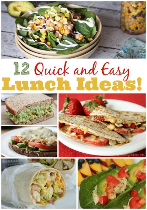 Maybe you would like to learn more about one of these? Quick and Easy Lunch Ideas - The Weary Chef